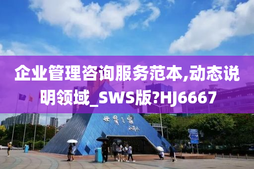 企业管理咨询服务范本,动态说明领域_SWS版?HJ6667