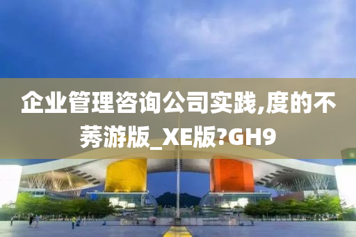 企业管理咨询公司实践,度的不莠游版_XE版?GH9