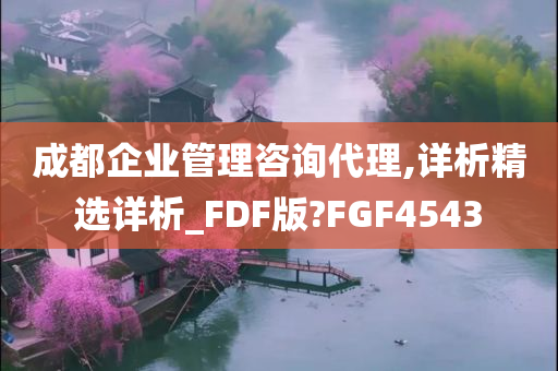 成都企业管理咨询代理,详析精选详析_FDF版?FGF4543