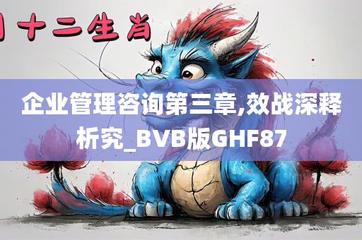 企业管理咨询第三章,效战深释析究_BVB版GHF87