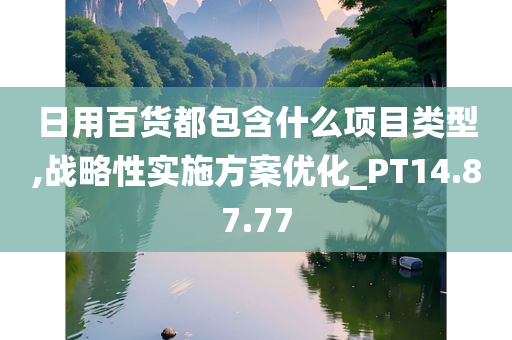 日用百货都包含什么项目类型,战略性实施方案优化_PT14.87.77