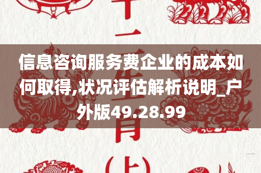 信息咨询服务费企业的成本如何取得,状况评估解析说明_户外版49.28.99