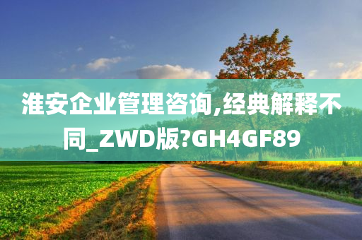 淮安企业管理咨询,经典解释不同_ZWD版?GH4GF89