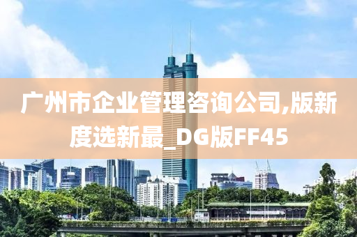 广州市企业管理咨询公司,版新度选新最_DG版FF45