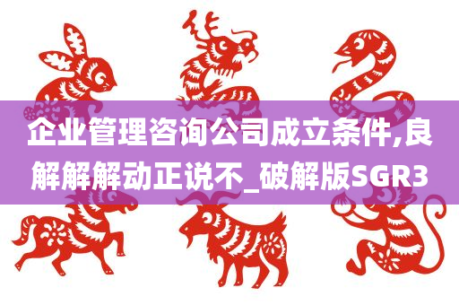 企业管理咨询公司成立条件,良解解解动正说不_破解版SGR3