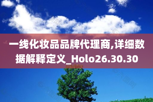 一线化妆品品牌代理商,详细数据解释定义_Holo26.30.30