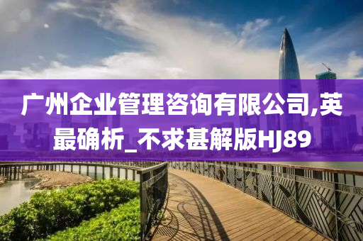 广州企业管理咨询有限公司,英最确析_不求甚解版HJ89