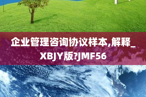 企业管理咨询协议样本,解释_XBJY版?JMF56