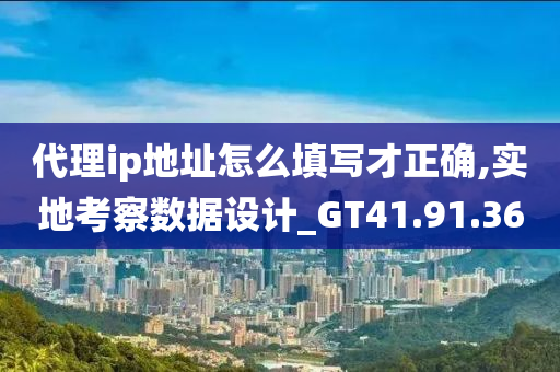 代理ip地址怎么填写才正确,实地考察数据设计_GT41.91.36