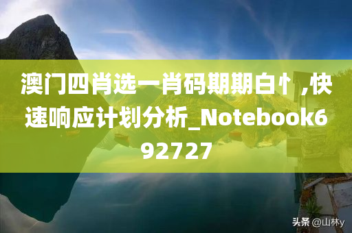 澳门四肖选一肖码期期白忄,快速响应计划分析_Notebook692727