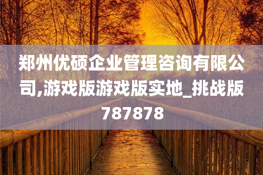 郑州优硕企业管理咨询有限公司,游戏版游戏版实地_挑战版787878