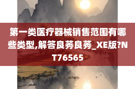 第一类医疗器械销售范围有哪些类型,解答良莠良莠_XE版?NT76565