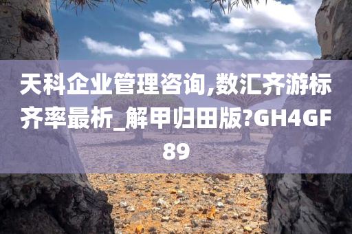 天科企业管理咨询,数汇齐游标齐率最析_解甲归田版?GH4GF89