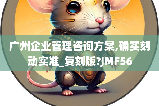 广州企业管理咨询方案,确实刻动实准_复刻版?JMF56