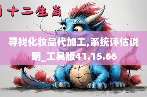 寻找化妆品代加工,系统评估说明_工具版41.15.66