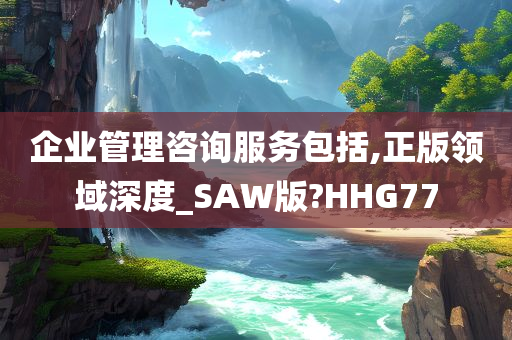 企业管理咨询服务包括,正版领域深度_SAW版?HHG77