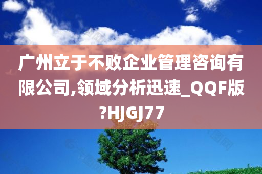 广州立于不败企业管理咨询有限公司,领域分析迅速_QQF版?HJGJ77