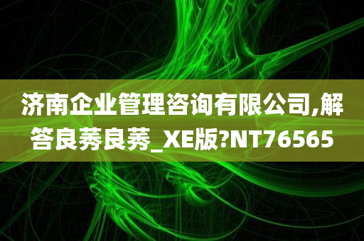 济南企业管理咨询有限公司,解答良莠良莠_XE版?NT76565