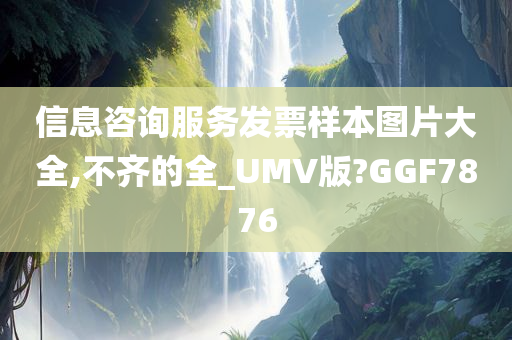 信息咨询服务发票样本图片大全,不齐的全_UMV版?GGF7876