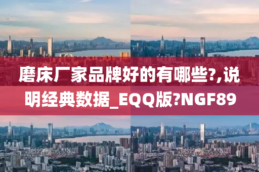 磨床厂家品牌好的有哪些?,说明经典数据_EQQ版?NGF89