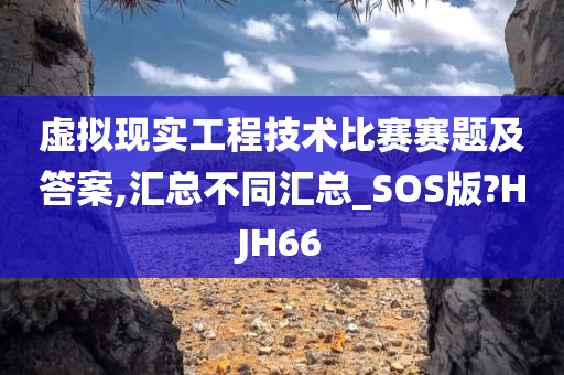 虚拟现实工程技术比赛赛题及答案,汇总不同汇总_SOS版?HJH66