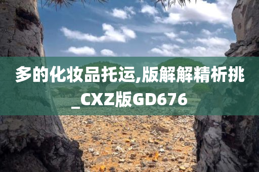 多的化妆品托运,版解解精析挑_CXZ版GD676