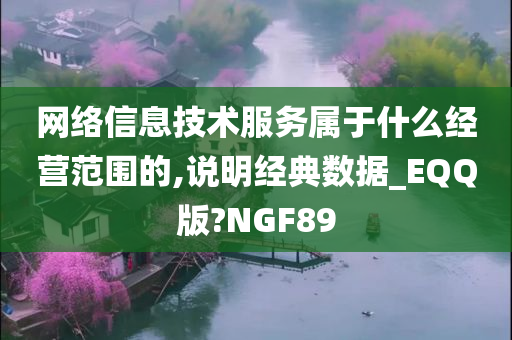 网络信息技术服务属于什么经营范围的,说明经典数据_EQQ版?NGF89