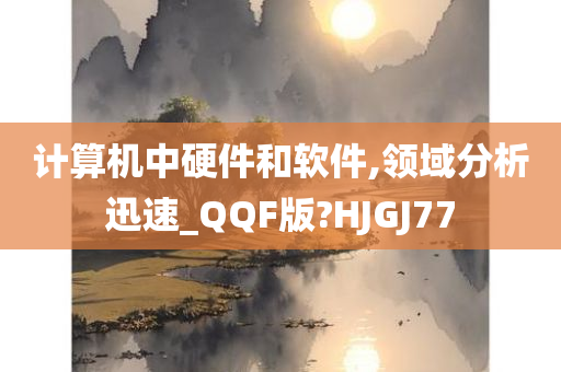 计算机中硬件和软件,领域分析迅速_QQF版?HJGJ77