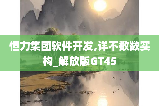 恒力集团软件开发,详不数数实构_解放版GT45