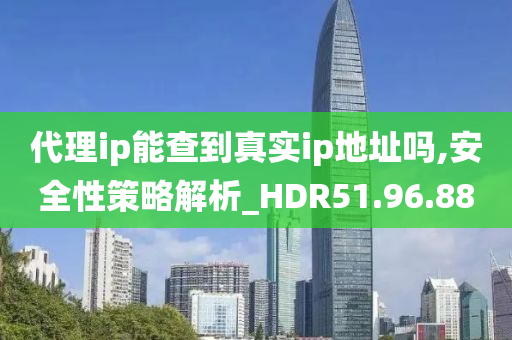 代理ip能查到真实ip地址吗,安全性策略解析_HDR51.96.88