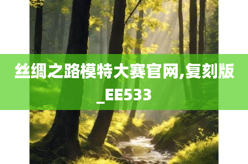 丝绸之路模特大赛官网,复刻版_EE533