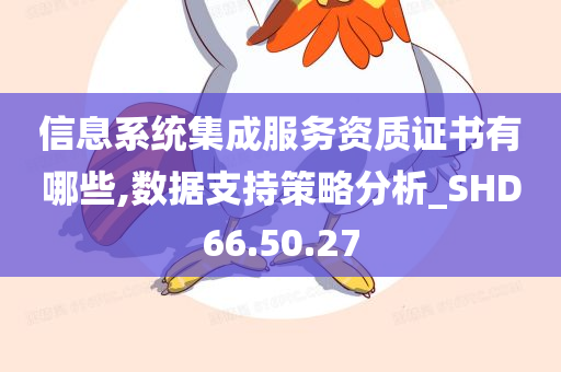 信息系统集成服务资质证书有哪些,数据支持策略分析_SHD66.50.27