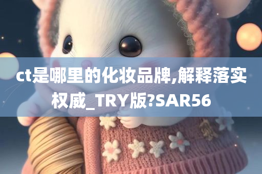 ct是哪里的化妆品牌,解释落实权威_TRY版?SAR56