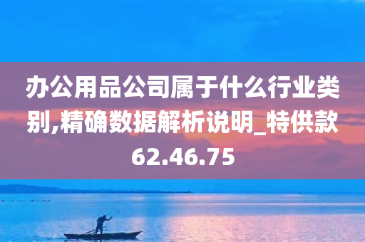 办公用品公司属于什么行业类别,精确数据解析说明_特供款62.46.75