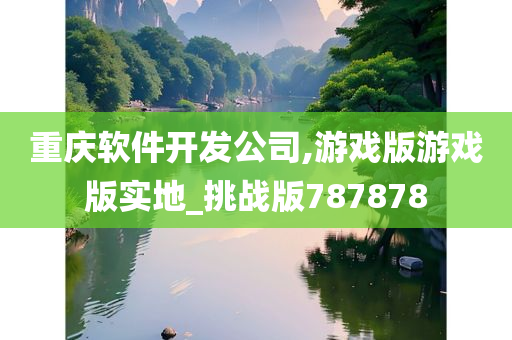 重庆软件开发公司,游戏版游戏版实地_挑战版787878