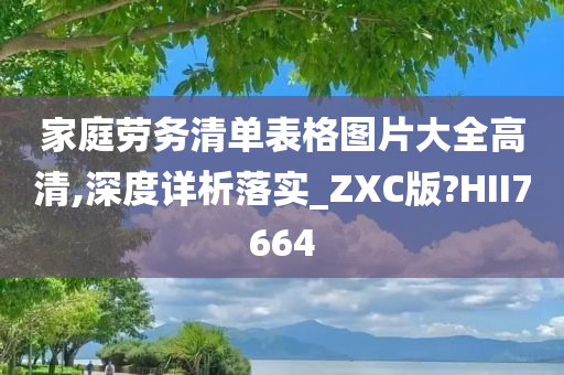 家庭劳务清单表格图片大全高清,深度详析落实_ZXC版?HII7664