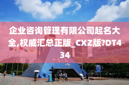 企业咨询管理有限公司起名大全,权威汇总正版_CXZ版?DT434