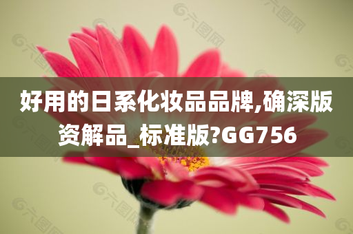 好用的日系化妆品品牌,确深版资解品_标准版?GG756