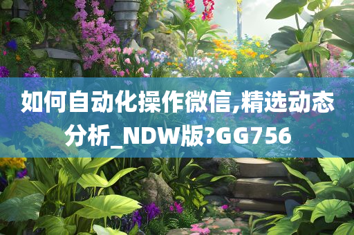 如何自动化操作微信,精选动态分析_NDW版?GG756