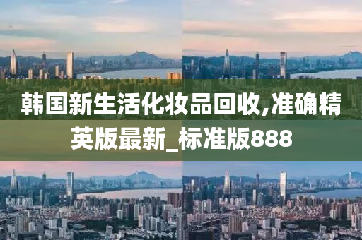 韩国新生活化妆品回收,准确精英版最新_标准版888