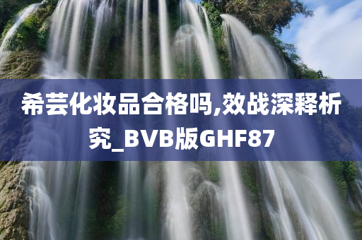 希芸化妆品合格吗,效战深释析究_BVB版GHF87