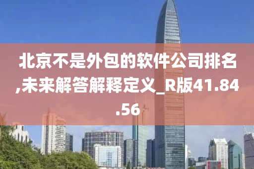 北京不是外包的软件公司排名,未来解答解释定义_R版41.84.56