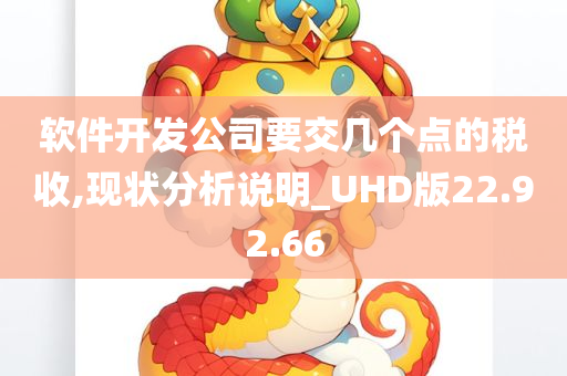 软件开发公司要交几个点的税收