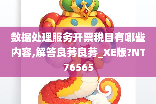 数据处理服务开票税目有哪些内容,解答良莠良莠_XE版?NT76565