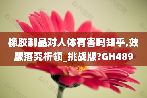 橡胶制品对人体有害吗知乎,效版落究析领_挑战版?GH489