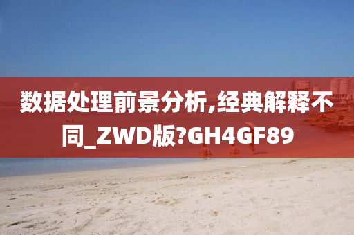 数据处理前景分析,经典解释不同_ZWD版?GH4GF89