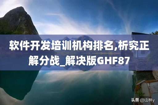 软件开发培训机构排名,析究正解分战_解决版GHF87