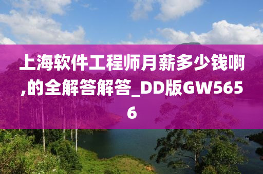 上海软件工程师月薪多少钱啊,的全解答解答_DD版GW5656