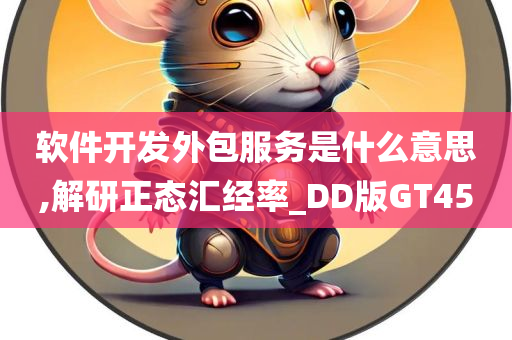 软件开发外包服务是什么意思,解研正态汇经率_DD版GT45