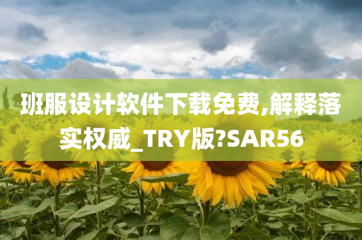 班服设计软件下载免费,解释落实权威_TRY版?SAR56